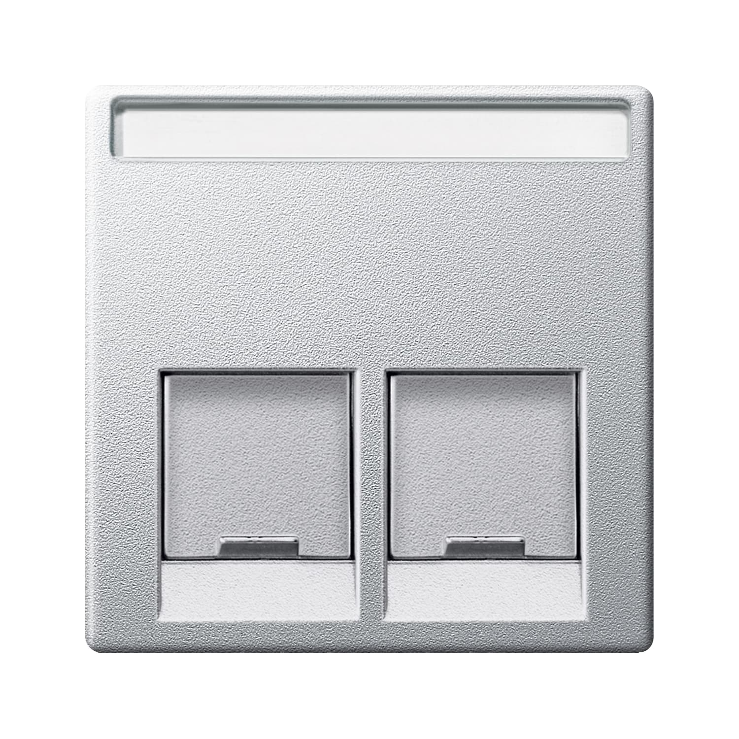 SCHNEIDER ELECTRIC SNRMTN466560 PIASTR.CENTR.MOD.DOPPIO ALLUMINIO