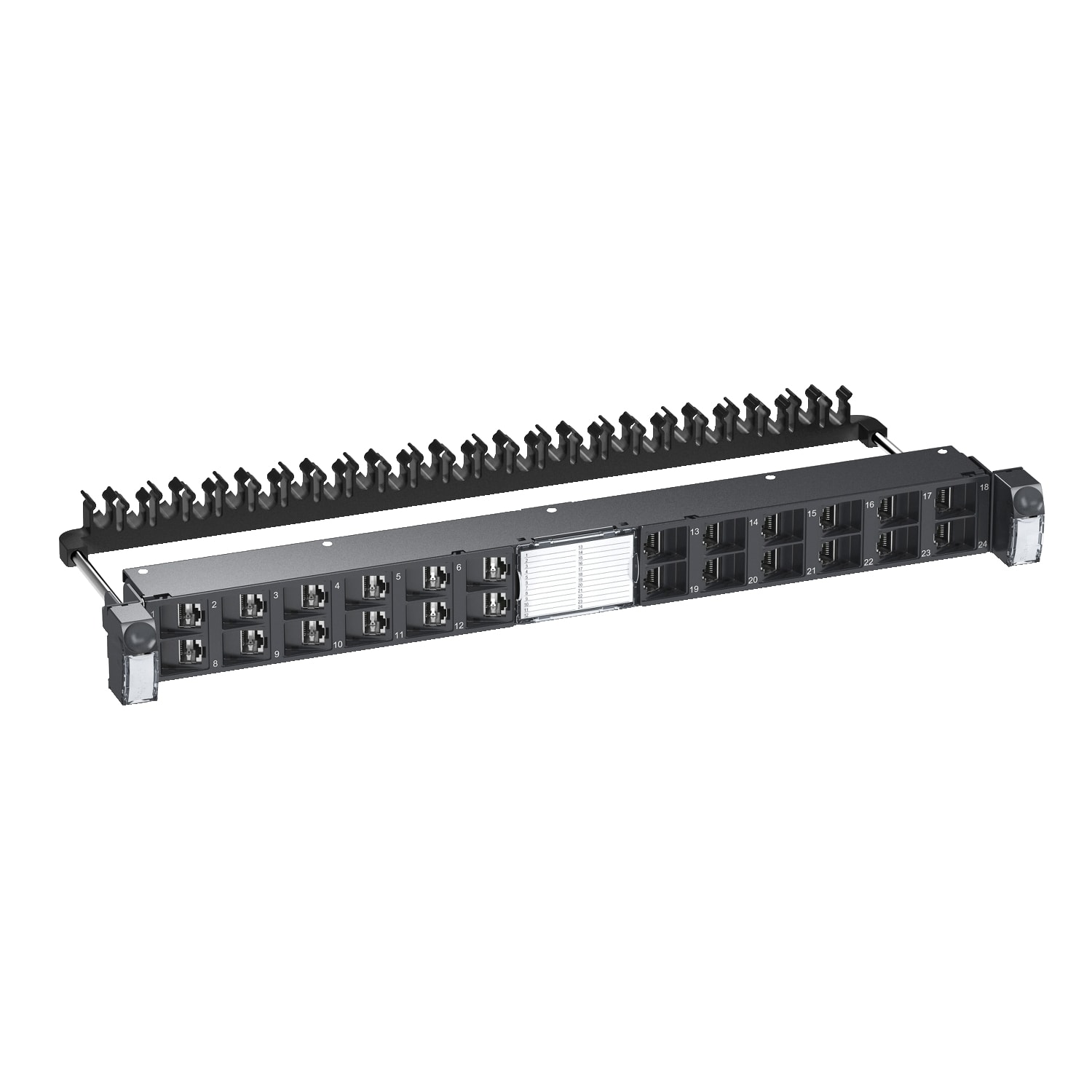 SCHNEIDER ELECTRIC - SNRVDIG328241BX0 ACTASSI ANGOLARE CON 24 RJ45 CAT.6A FTP