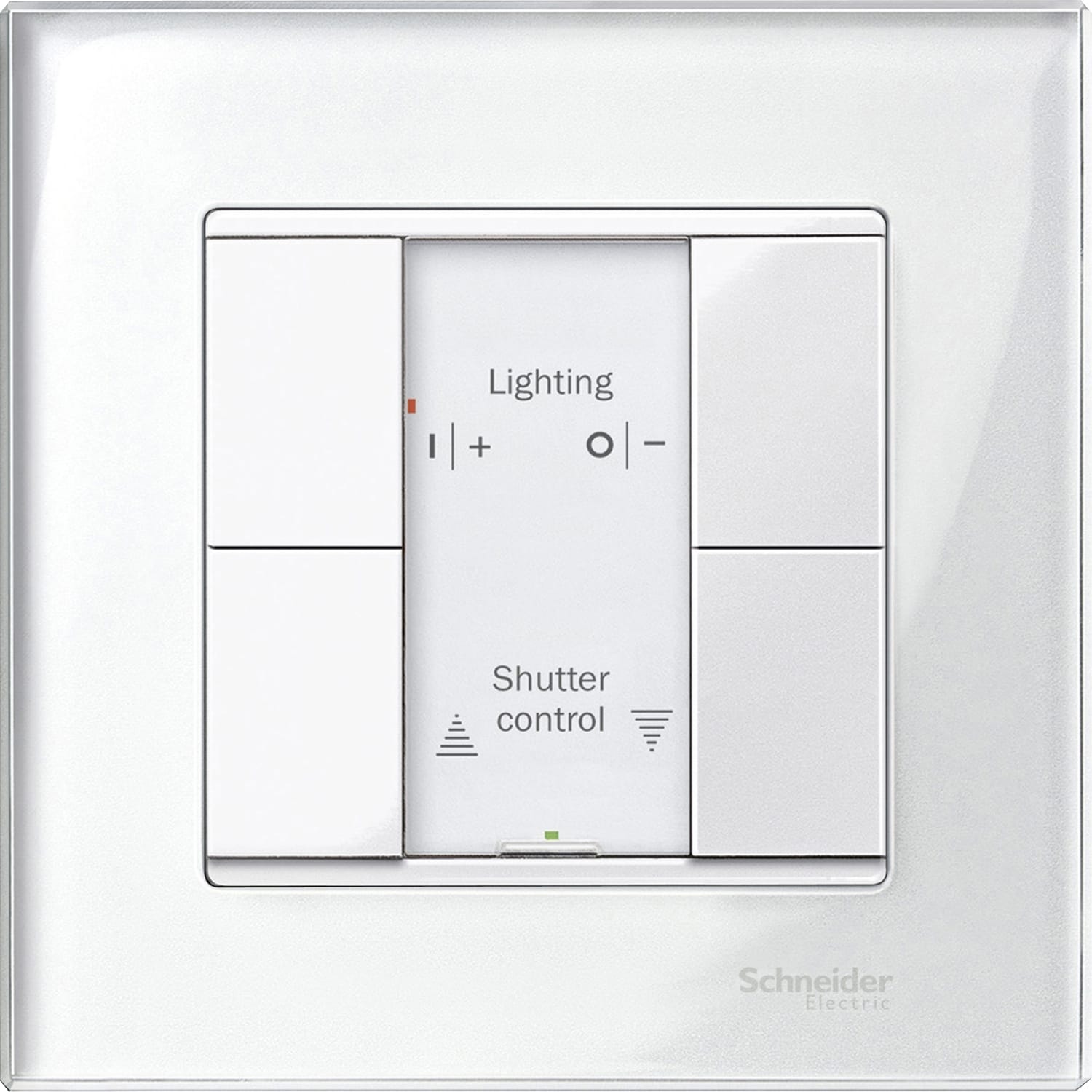 SCHNEIDER ELECTRIC - SNRMTN617219 Pulsantiera multifunzione doppia plus, bianco polare, SystemM