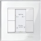 SCHNEIDER ELECTRIC - SNRMTN617219 Pulsantiera multifunzione doppia plus, bianco polare, SystemM