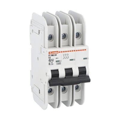 LOVATO LOVP1MBUH3PC13 MCB 3P C13 480Y/277V 10KA UL489