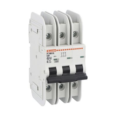 LOVATO - LOVP1MBUL3PC63 MCB 3P C63 240V 10KA UL489