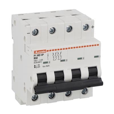 LOVATO LOVP1MD4PB50 INTERRUTT. MAGNETOTERMICO DC B 50A 5KA