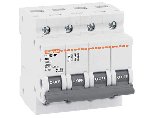 LOVATO - LOVP1MS4P125 SEZIONATORE MODULARE - 4P 125A