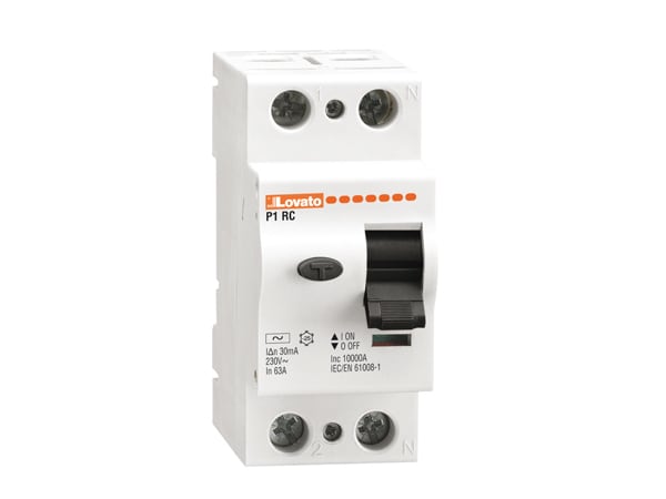 LOVATO LOVP1RC2P25AC300 INTERRUTTORE DIFF.PURO 2P 25A IDN 300MA