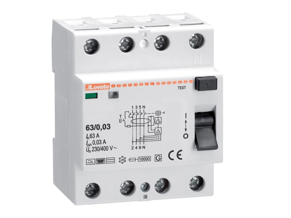LOVATO - LOVP1RC4P80B300 INTERR. DIFF.PURO 4P 80A 300MA TIPO B