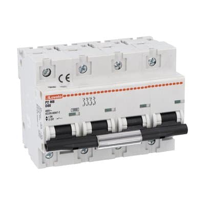 LOVATO - LOVP2MB4PD080 INTERRUTT. MAGNETOTERMICO 4P D 80A 10KA