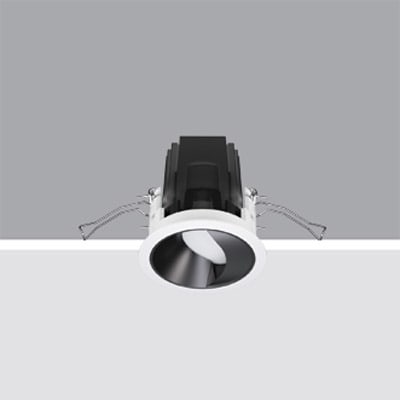 IGUZZINI ILLUMINAZI - IGZ3.P369.743.0 LASER TONDO D75 FRAM.LED WARM 2700K WALL