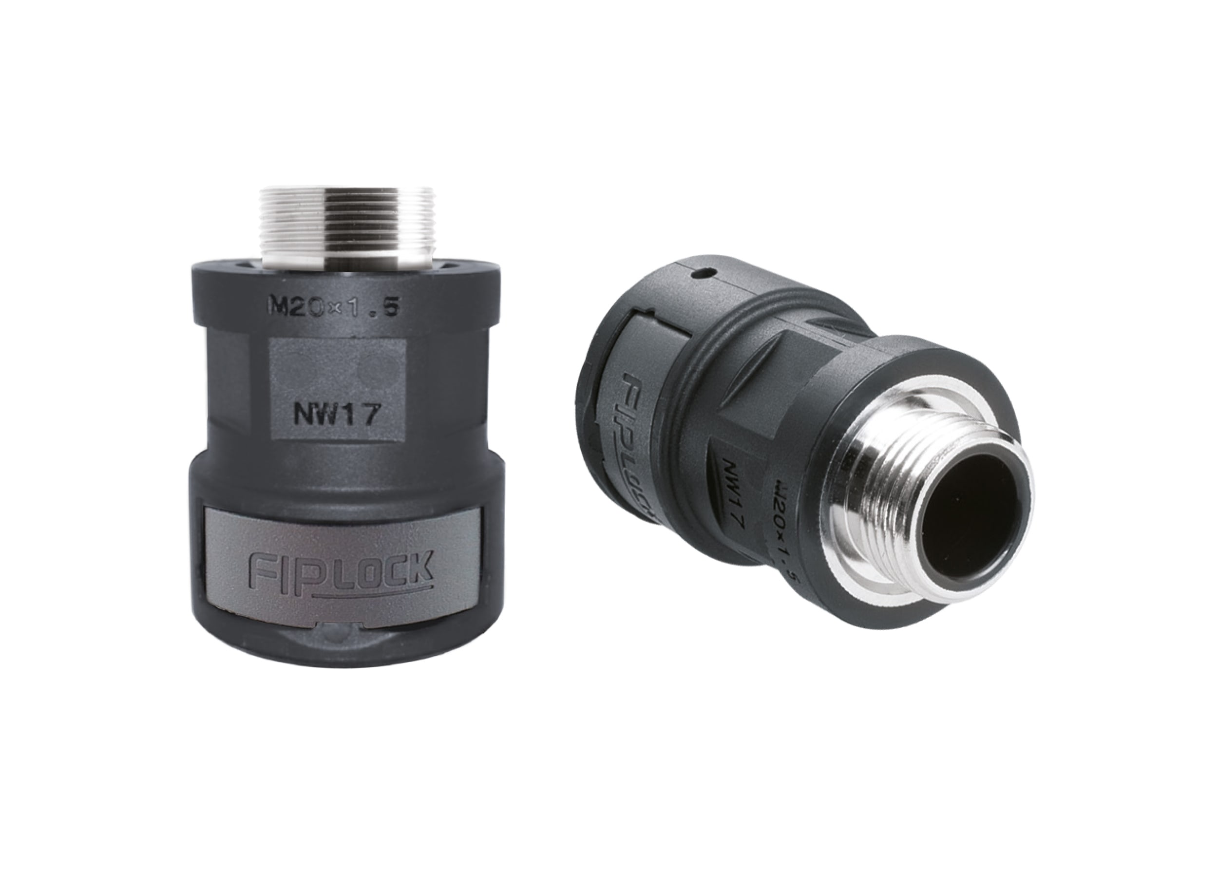 EURO 2000 SPA - UROP78625A RACCORDO MF PA6 IP69 ?23 M25X1.5 METAL L
