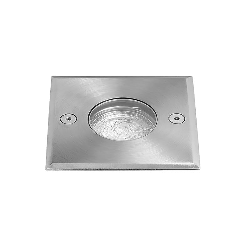 ROSSINI RSSPAS004 UPLIGHT QUADRATO IN ACCIAIO SATINATO GU1