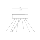 PANZERI CARLO - PAZM8101-6 GOLDEN RING: ROSONE PER 6/FUNI E 1/CAVO.