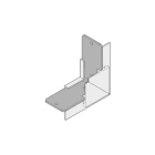 PANZERI CARLO - PAZXM2045-ANG 4 CORNER: GIUNZ.ORIZ.L 90 , PAR-PAR, PER S