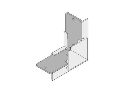PANZERI CARLO PAZXM2045-ANG 4 CORNER: GIUNZ.ORIZ.L 90 , PAR-PAR, PER S