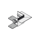 PANZERI CARLO - PAZXM2045-U90 1 CORNER: GIUNZ.L 90 , PAR-PAR/SOFF-SOFF,