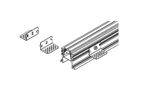 PANZERI CARLO - PAZXM24700.201.0099 BRONX: STAFFA FISSAG CARTONGESSO