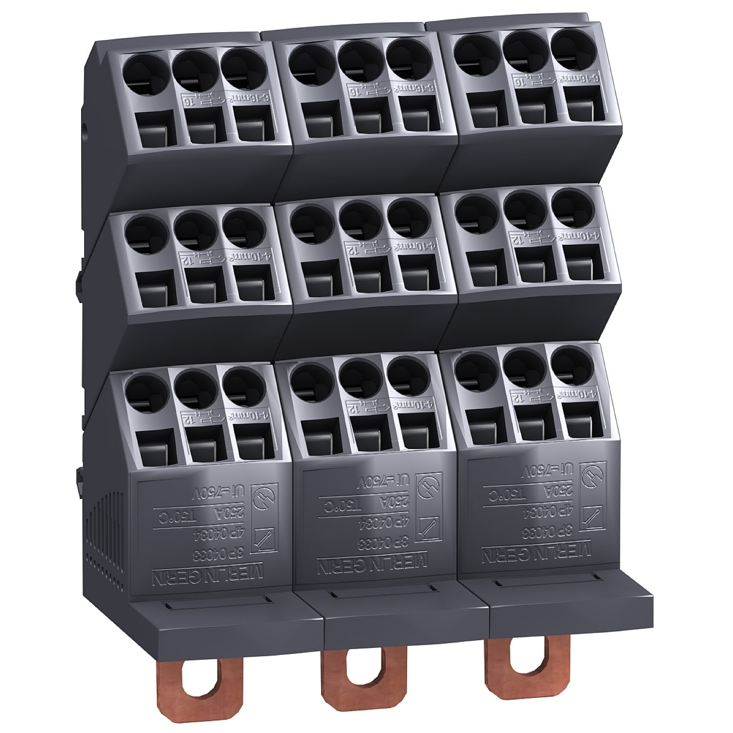 SCHNEIDER ELECTRIC - SNRLVS04033 Polybloc-Verteilerblock, 3p, 250A