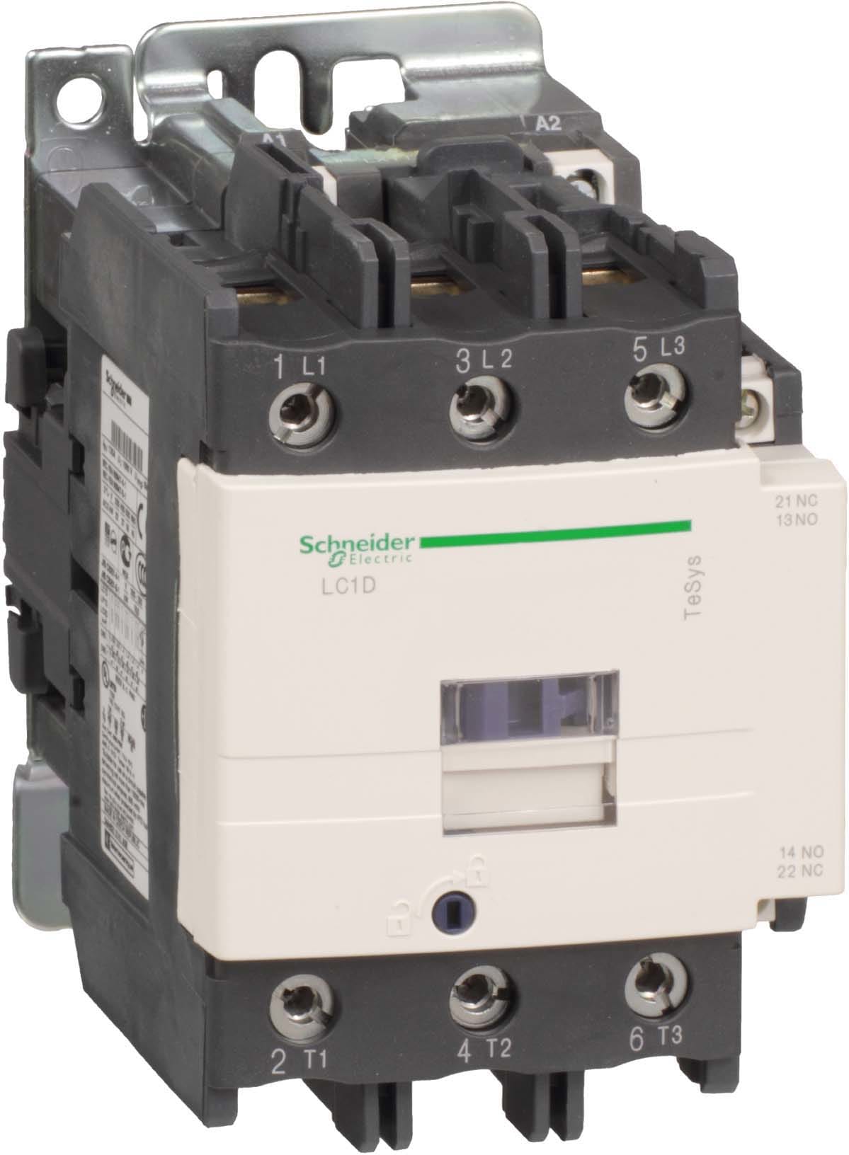 SCHNEIDER ELECTRIC - SNRLC1D80M5 Contattore TeSys LC1D - 3 poli - AC3 440V 80 A - 220 V AC