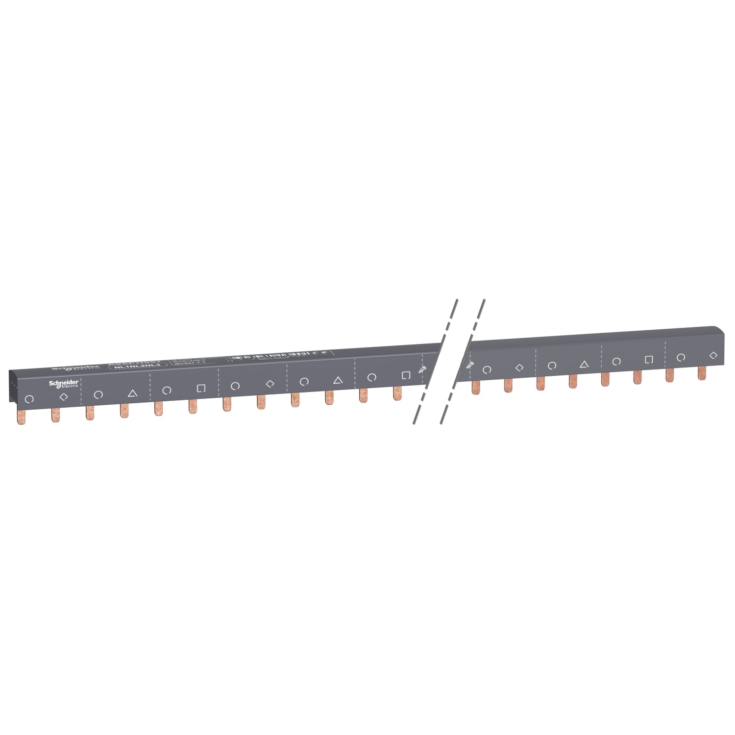 SCHNEIDER ELECTRIC SNRA9XPH557 PETTINE IC60/STI 3P+N 57 MODULI