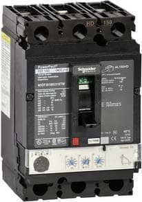 SCHNEIDER ELECTRIC - SNRNHGF36100U31XTW H-FRAME 150A 35KA 3P MLOGIC 3.2 100A