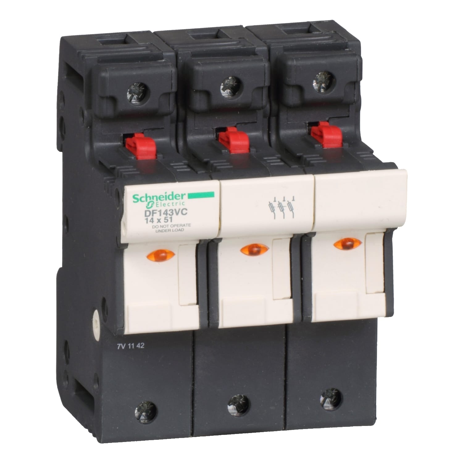 SCHNEIDER ELECTRIC SNRDF143VC Sicherungshalter TeSys 3p 50A , Sicherun