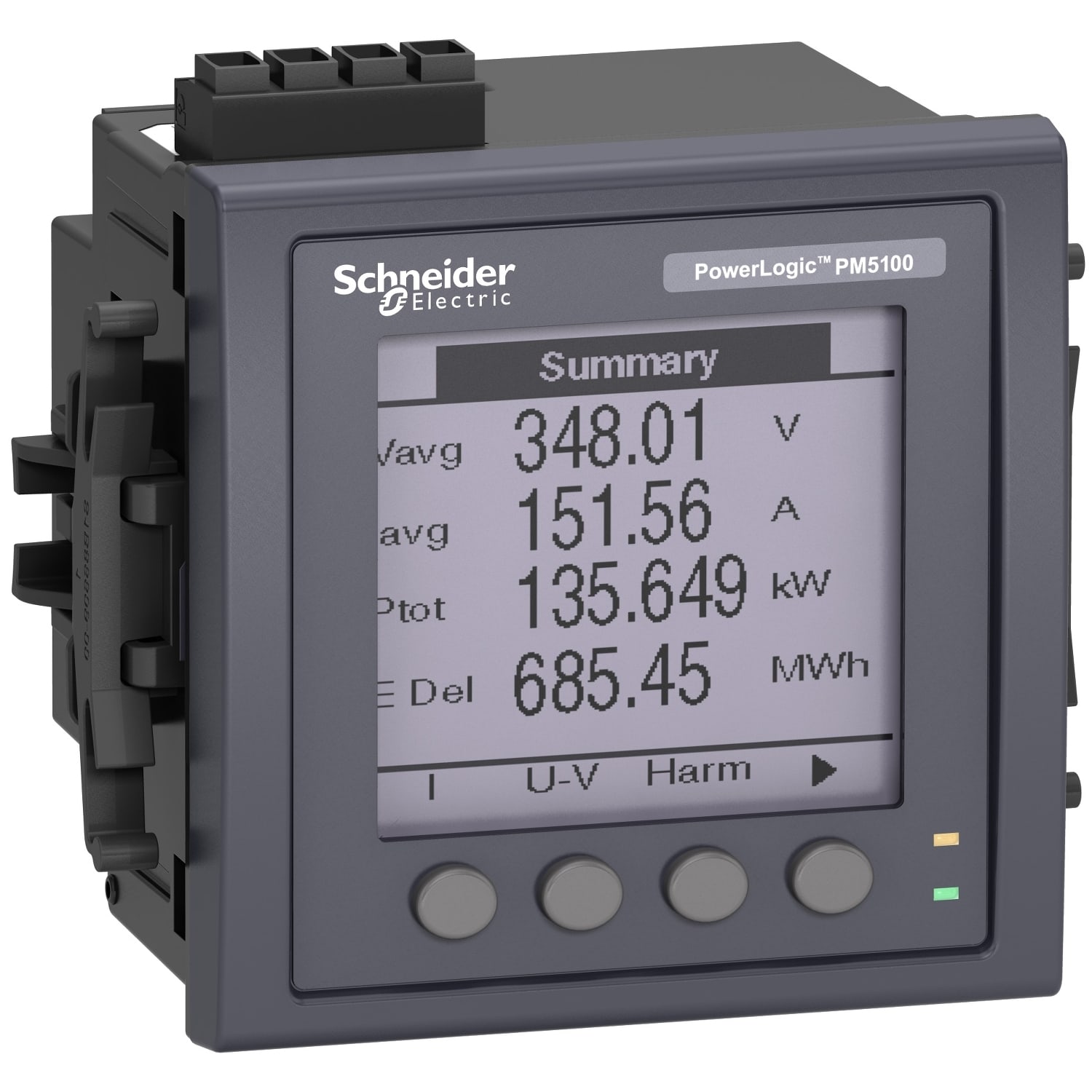 SCHNEIDER ELECTRIC - SNRMETSEPM5111 PM5111 power meter 96x96 - fino a 15a H - 1OUT- modbus - MID