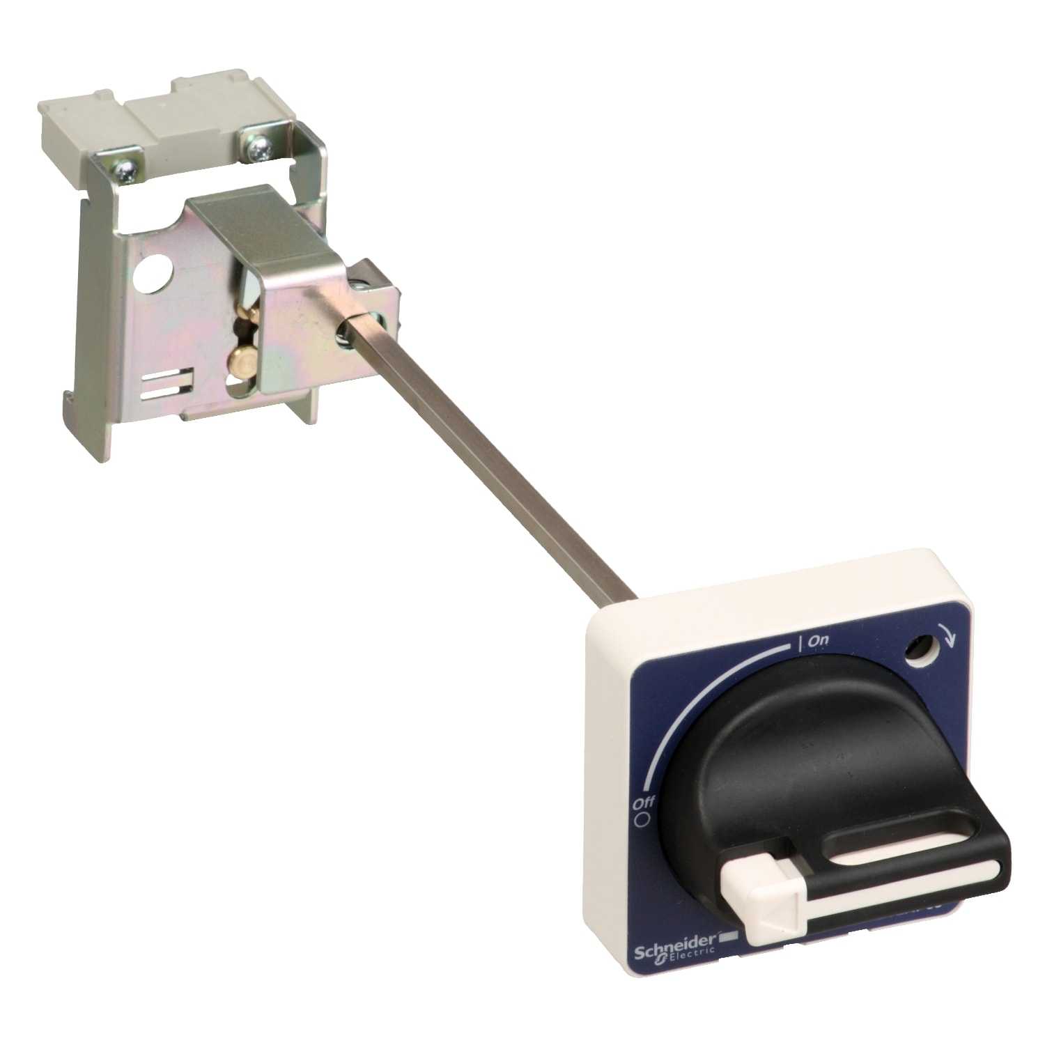 SCHNEIDER ELECTRIC - SNRGV2AP03 Disp. blocco - lucch. “On” e “Off” TeSys GV - manopola nera piastra blu IP 54