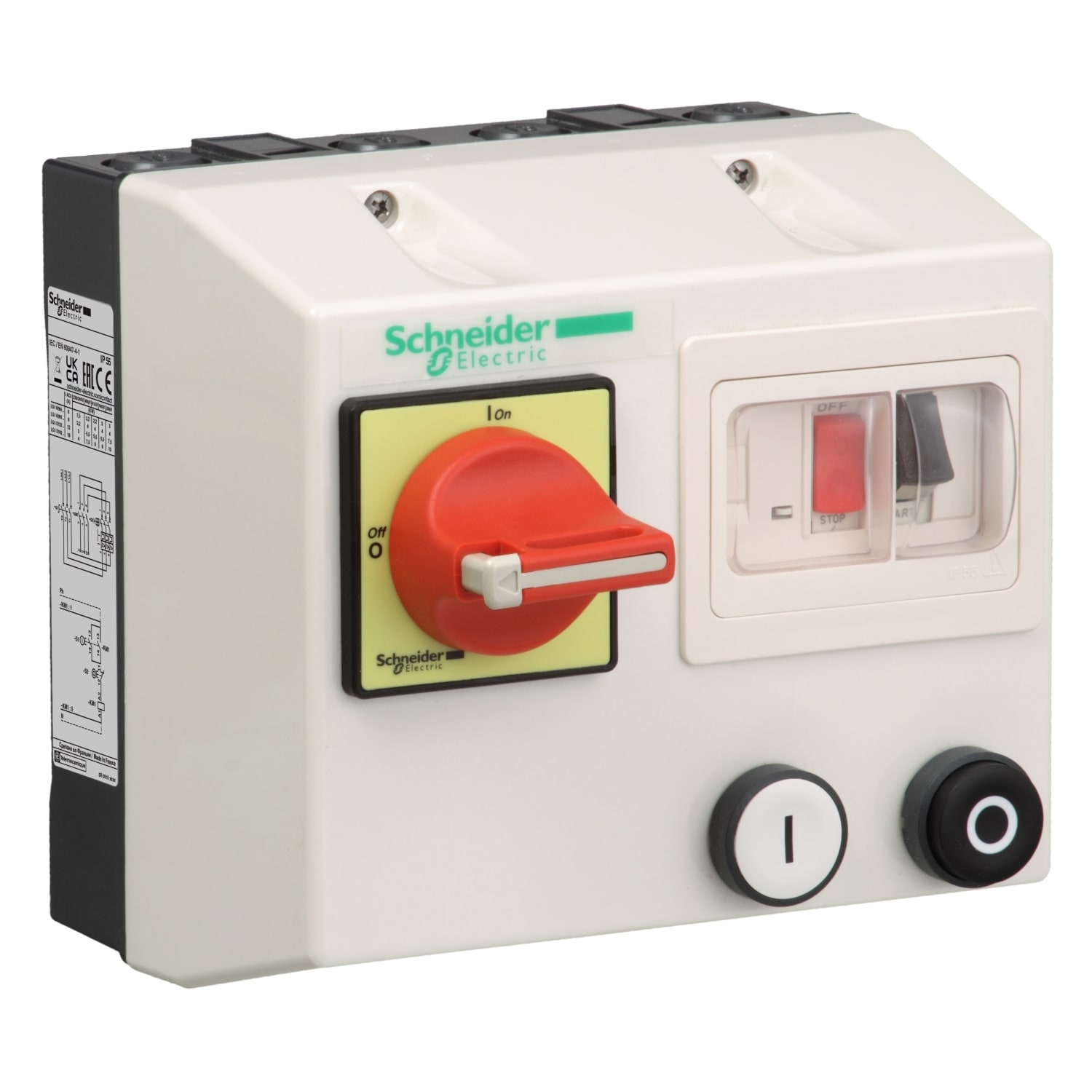 SCHNEIDER ELECTRIC - SNRLG1K065Q710 Avviatore in cassetta - TeSys LG1K - 4..6,3 A - 24 V CA