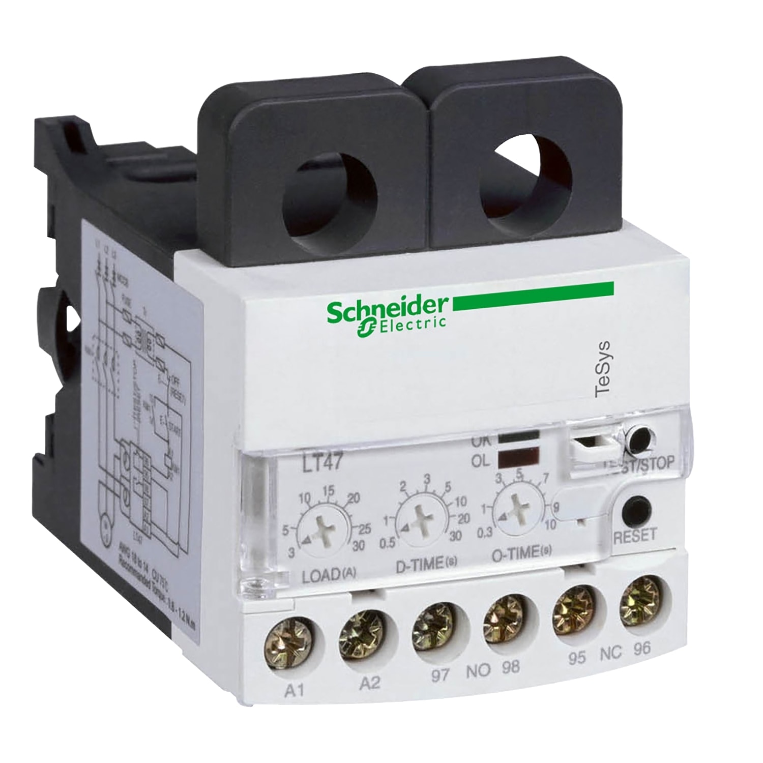 SCHNEIDER ELECTRIC - SNRLT4730M7S Relè di sovracorrente elettronici, TeSys LT47, manuali, da 3 a 30 A, da 200 a 240 VCA