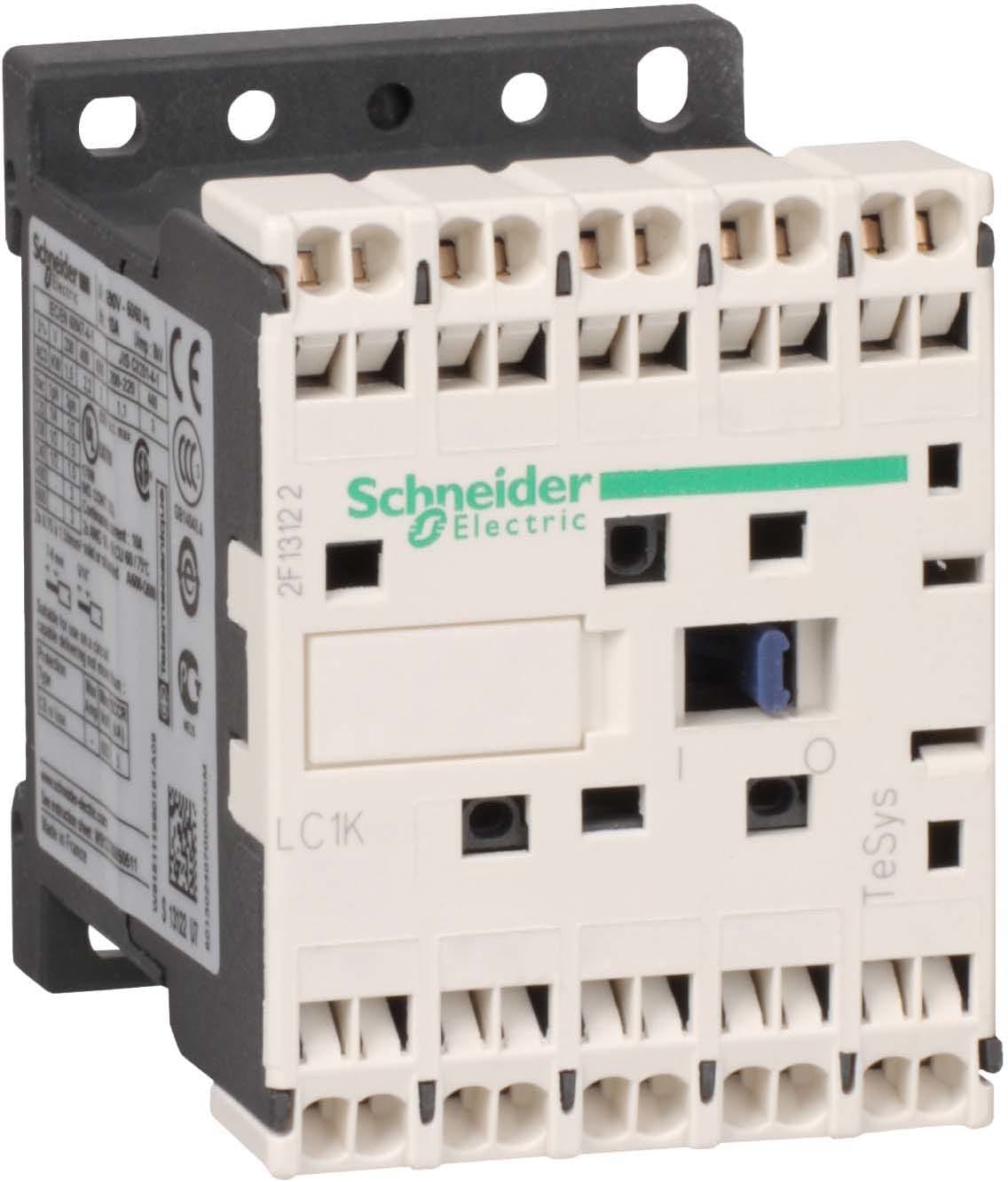 SCHNEIDER ELECTRIC - SNRLC1K09103B7 Contattore TeSys LC1-K - 3 poli - CA-3 440V 9 A - Bobina 24 V CA