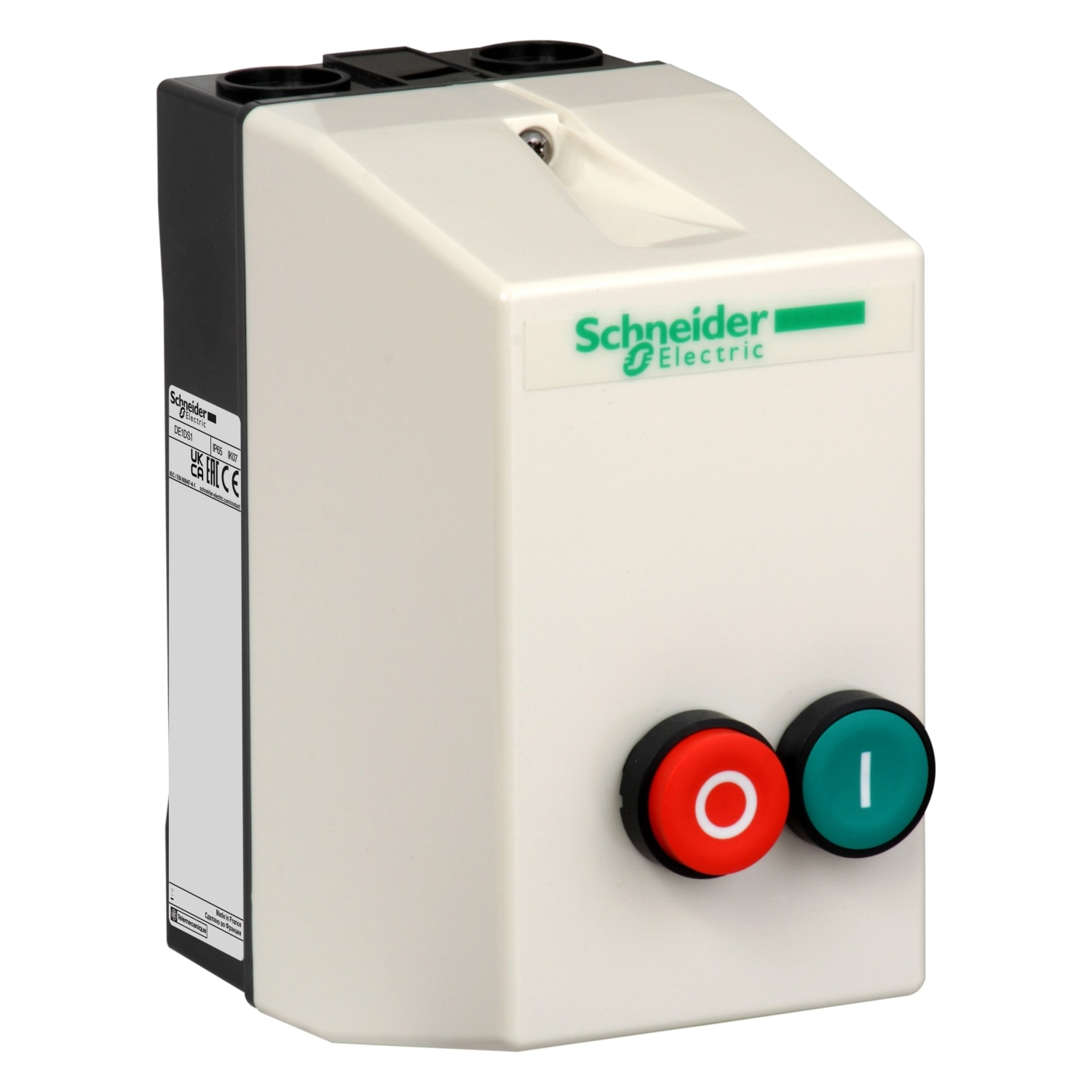 SCHNEIDER ELECTRIC - SNRDE1DS1 Cassetta vuota TeSys - per LE1 D09 D12 - Con pulsanti luminosi rosso/verde