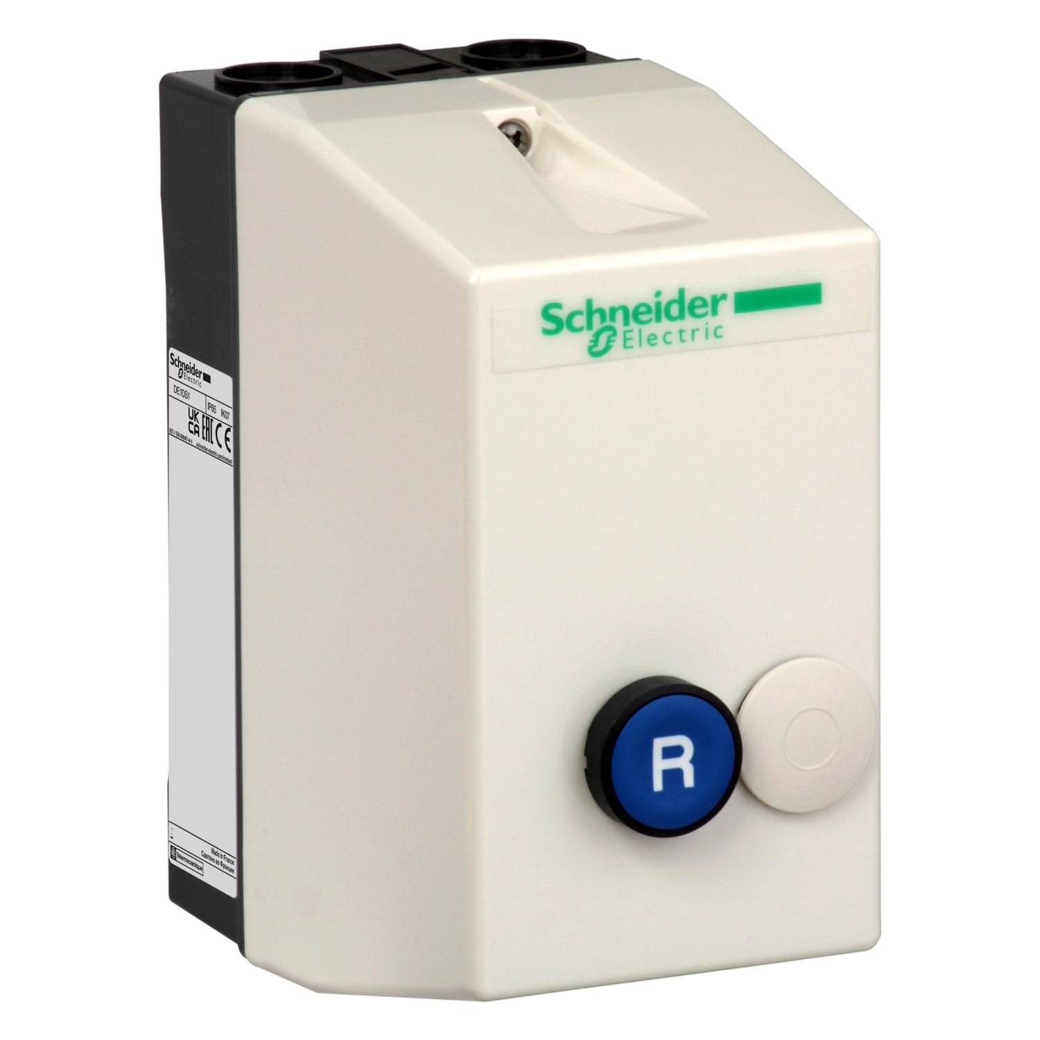 SCHNEIDER ELECTRIC - SNRDE1DS1A05 Cassetta vuota TeSys - per LE1 D09 D12 - Con pulsante luminoso blu