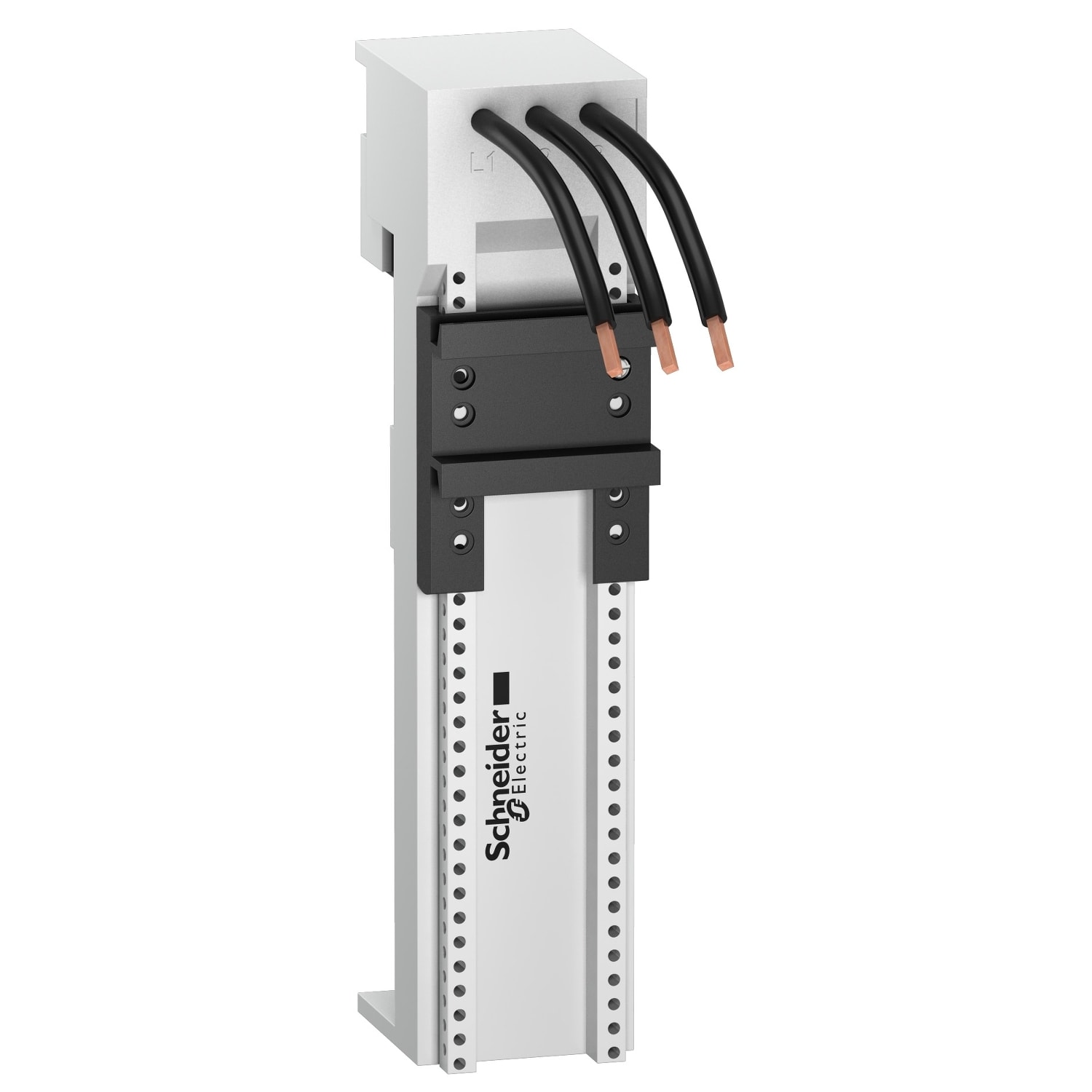 SCHNEIDER ELECTRIC - SNRLA9ZA32621 Piastra di mont. ×3P 25 A - 45×200×63 mm per GV2LE/P/ME + LC1D/LC1K/LP4K06-12