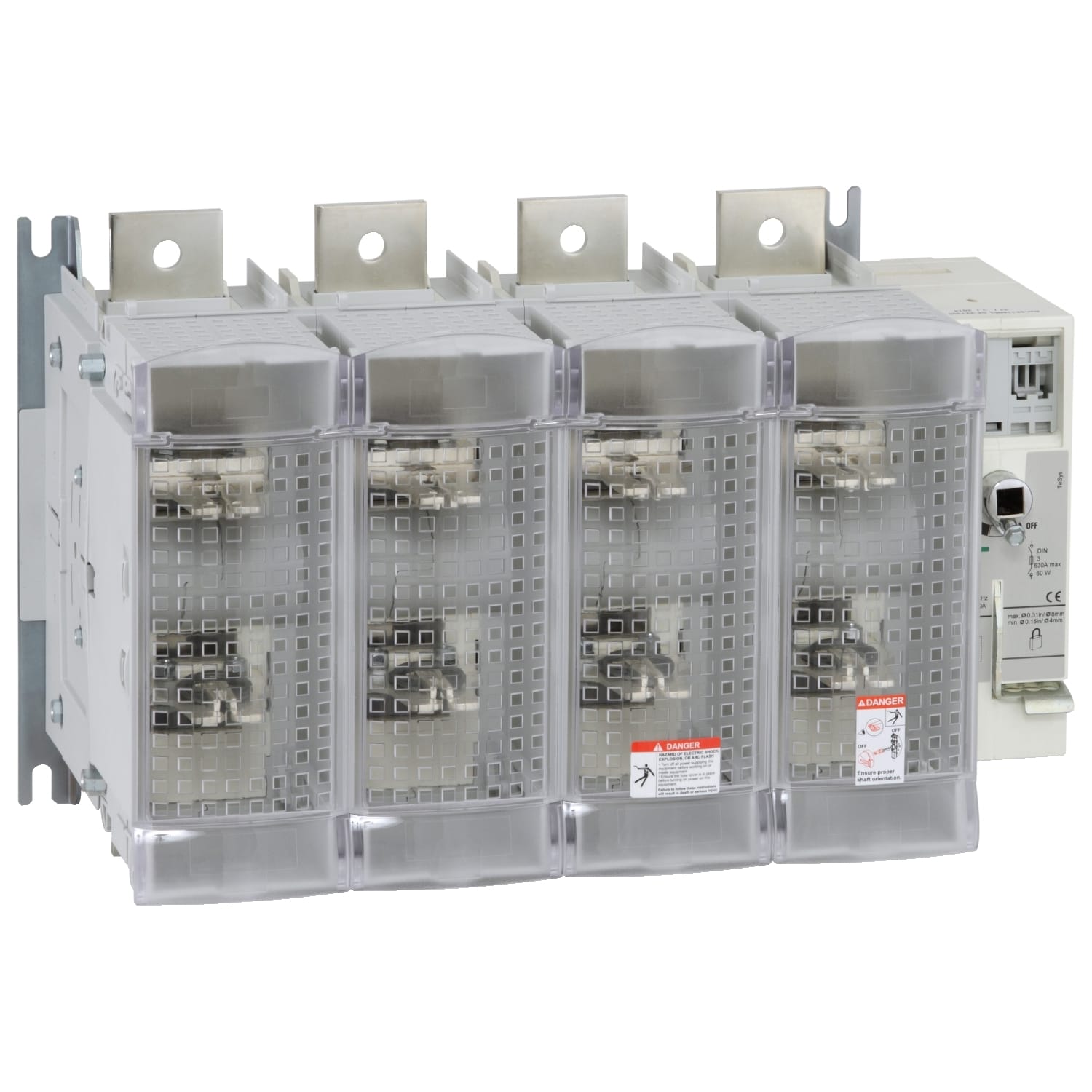 SCHNEIDER ELECTRIC - SNRGS2V4 Corpo int. sez. con fusibile TeSys GS2V - 4 poli - 1250A - DIN 4
