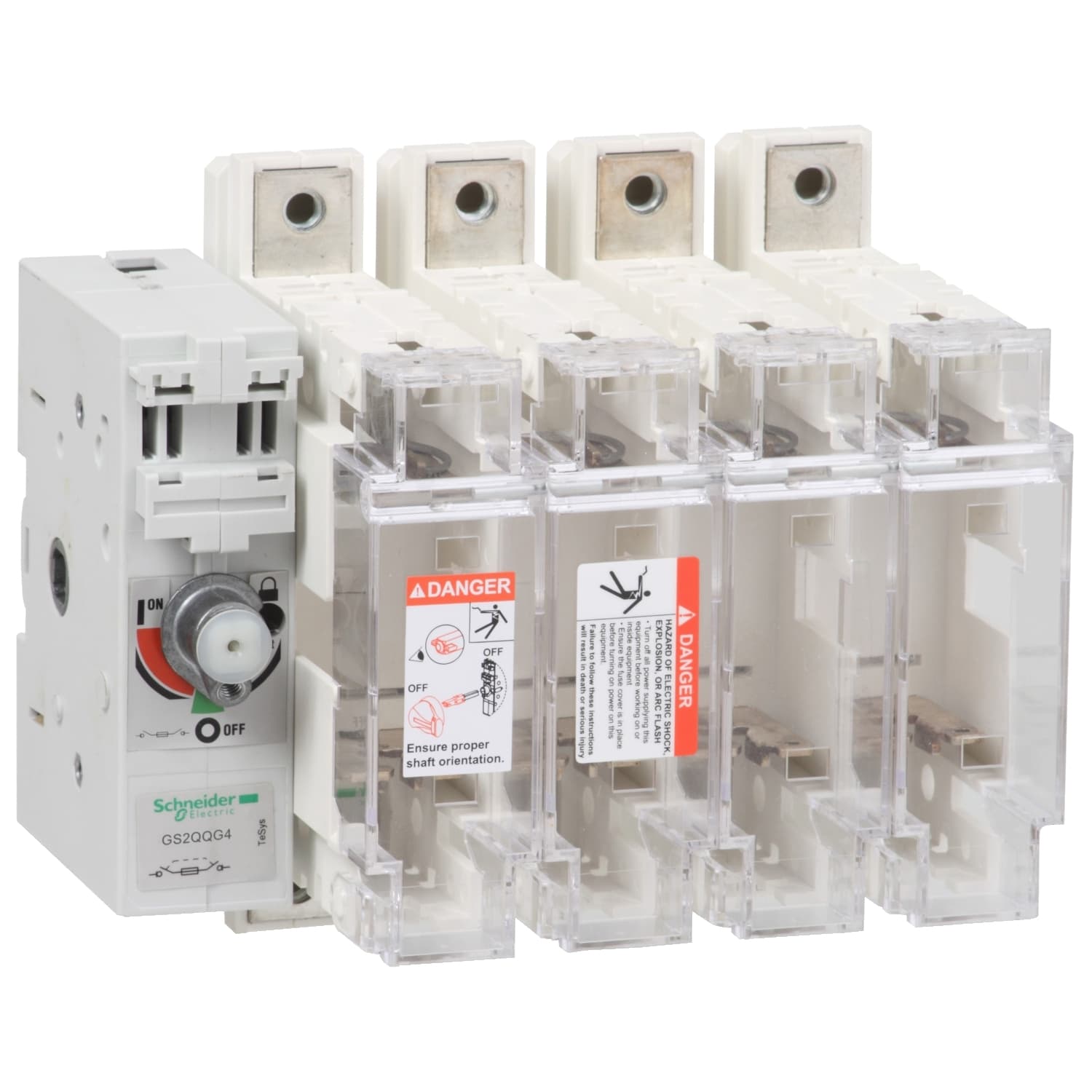 SCHNEIDER ELECTRIC - SNRGS2QQG4 Corpo int. sez. con fusibile TeSys GS2Q - 4 poli - 400A - DIN 2