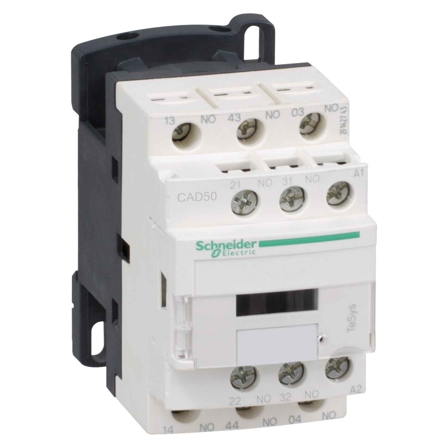 SCHNEIDER ELECTRIC - SNRCAD50BL Contattore ausiliario TeSys CAD50 - 5NO - - 10 A - 24 V CC