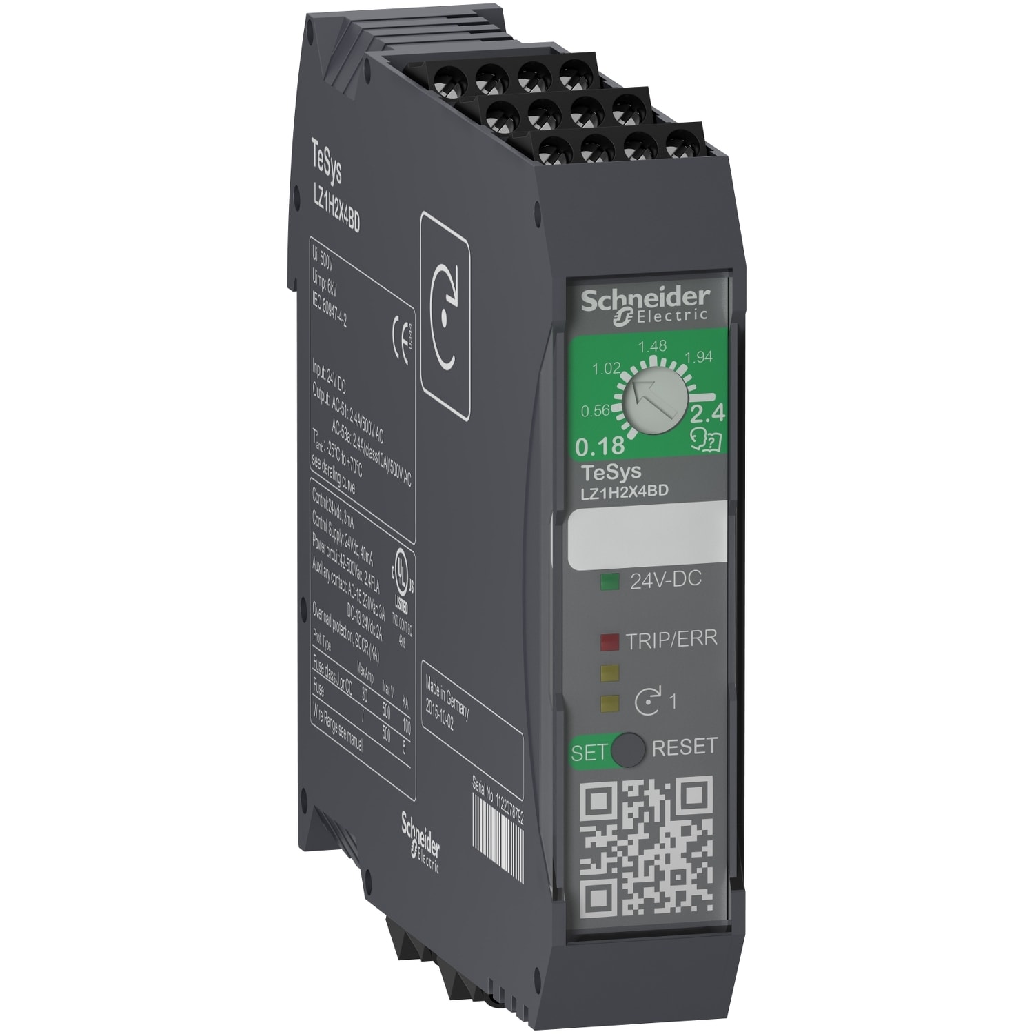 SCHNEIDER ELECTRIC SNRLZ1H6X5BD DIRETTO H 3KW 24 VDC VITE