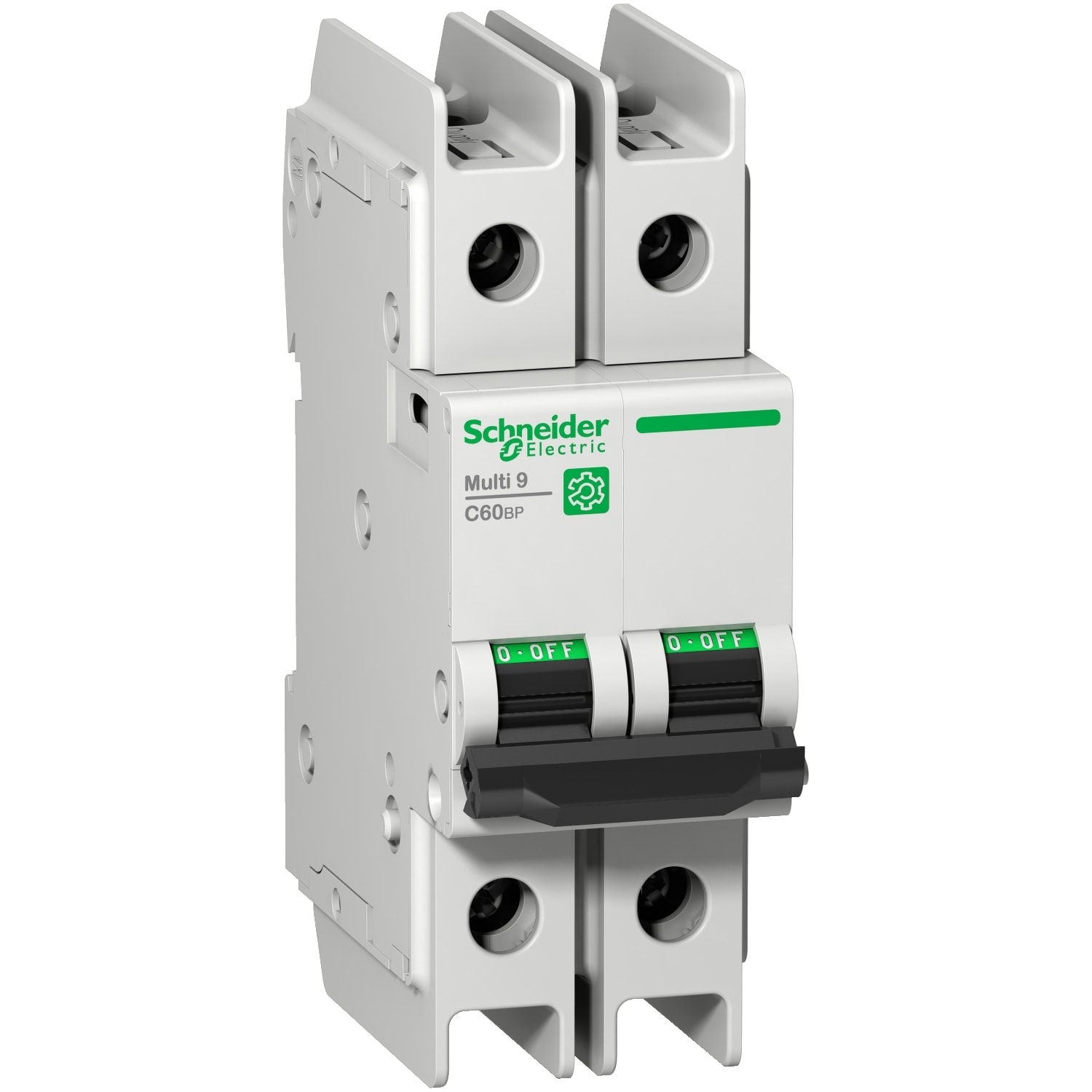 SCHNEIDER ELECTRIC - SNRM9F43202 Interruttore magnetotermico C60BP 2P D 2A 10kA 480Y/277V UL489