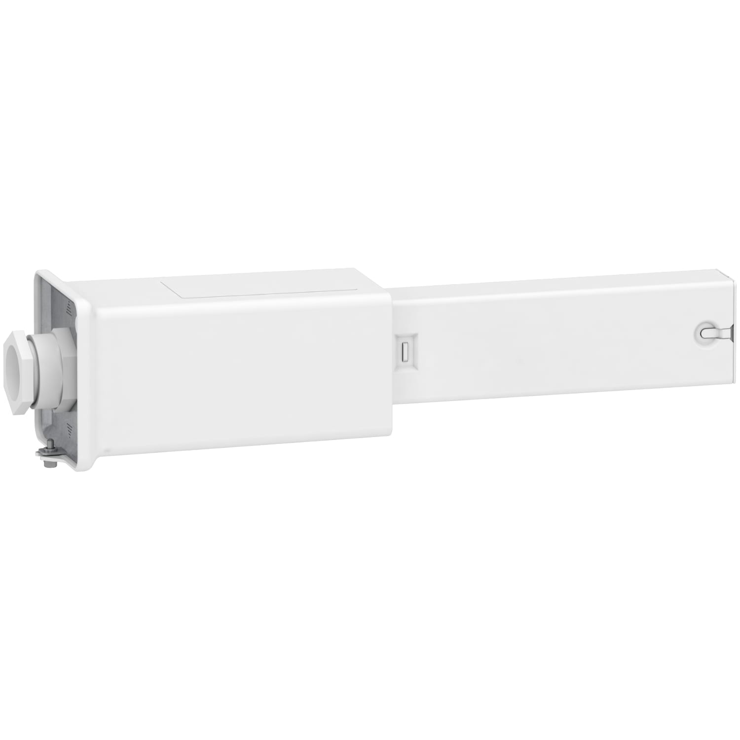 SCHNEIDER ELECTRIC - SNRKBA40ABG4W End feed unit, Canalis KBA, 25/40A, left mounting, 1 circuit, compatible DALI, white RAL9003