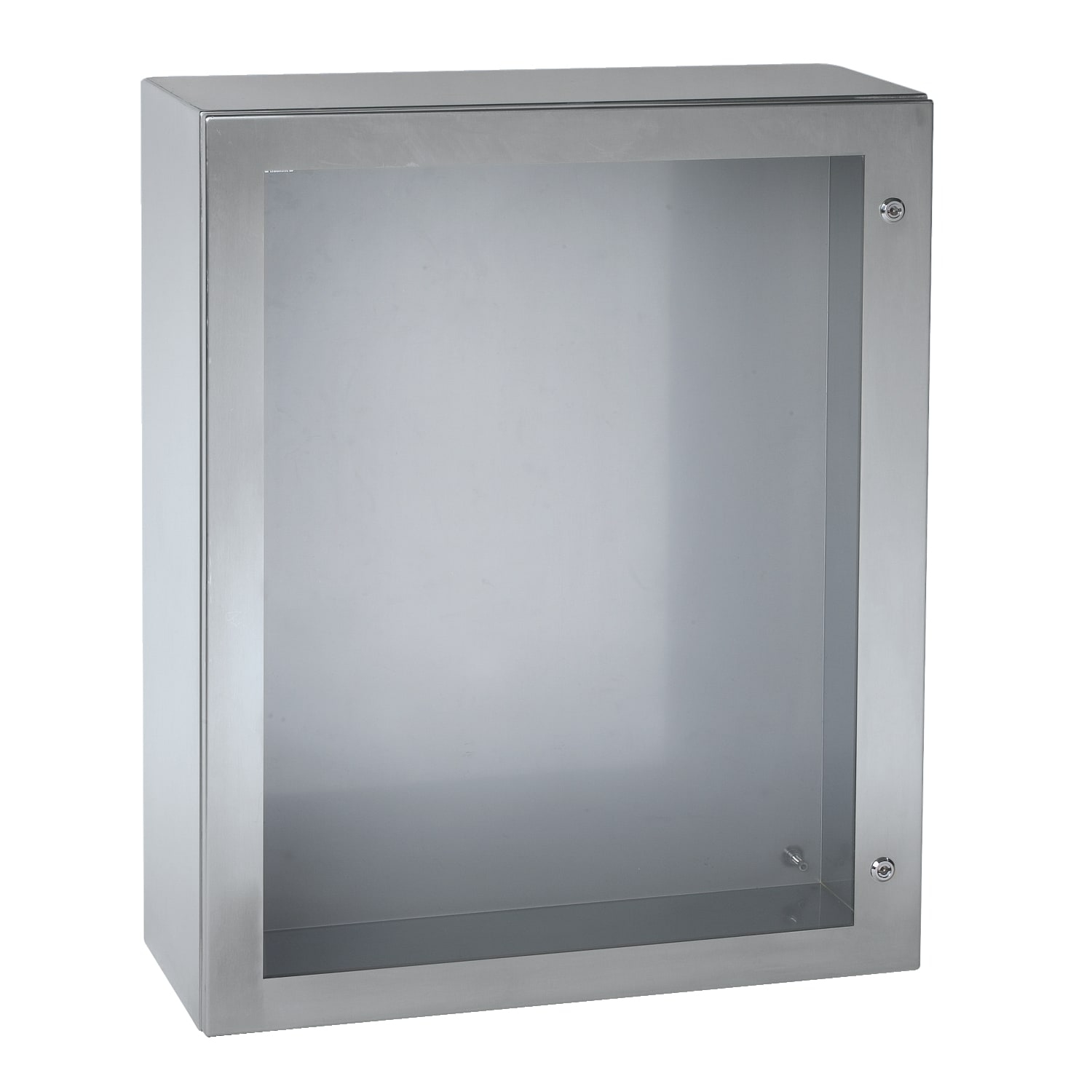 SCHNEIDER ELECTRIC - SNRNSYS3X4320T Wall mounted enclosure, Spacial S3X, stainless steel 304L, glazed door, 400x300x200mm, IP66