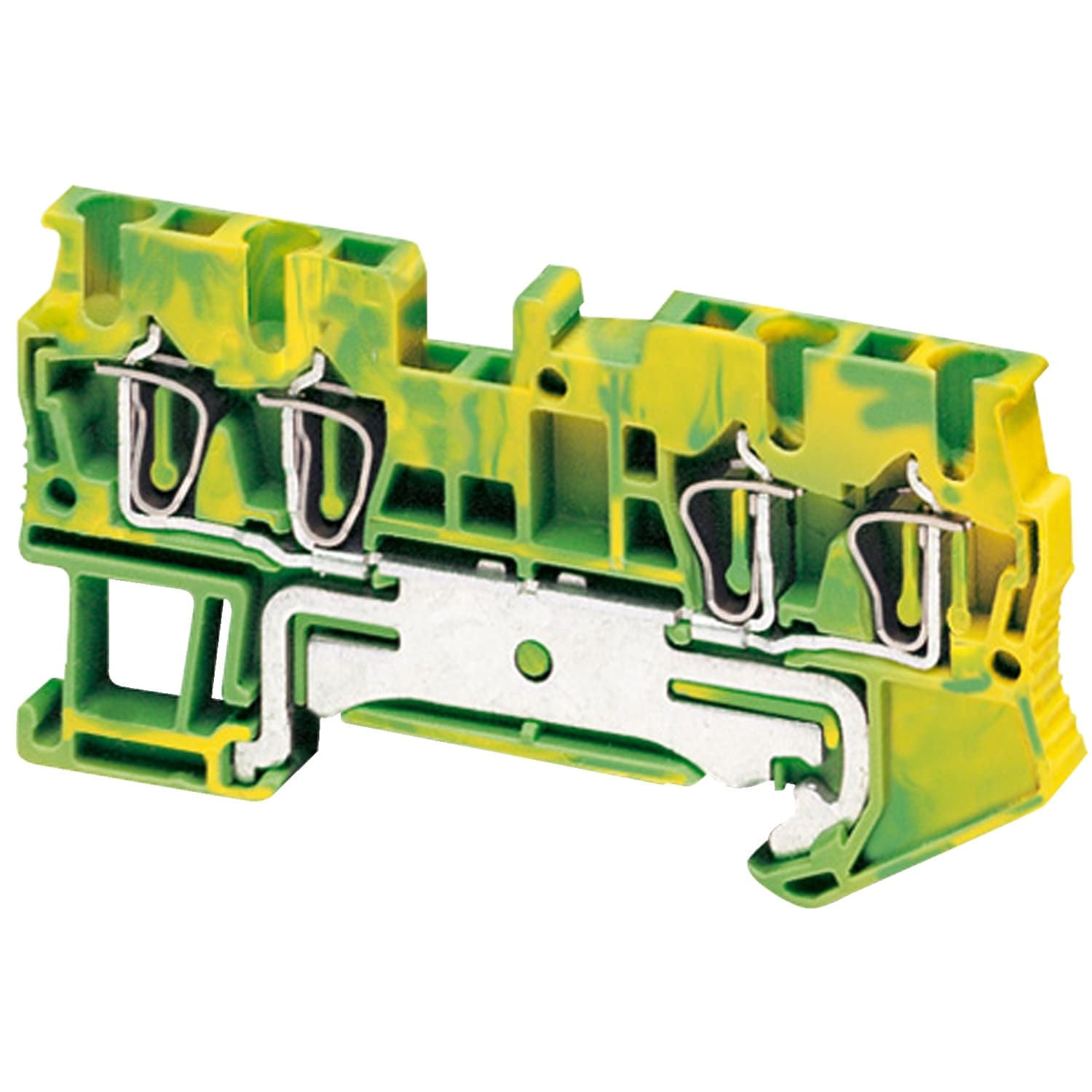 SCHNEIDER ELECTRIC - SNRNSYTRR24PE Morsetto molla, terra, 4pt, 2,5mm²