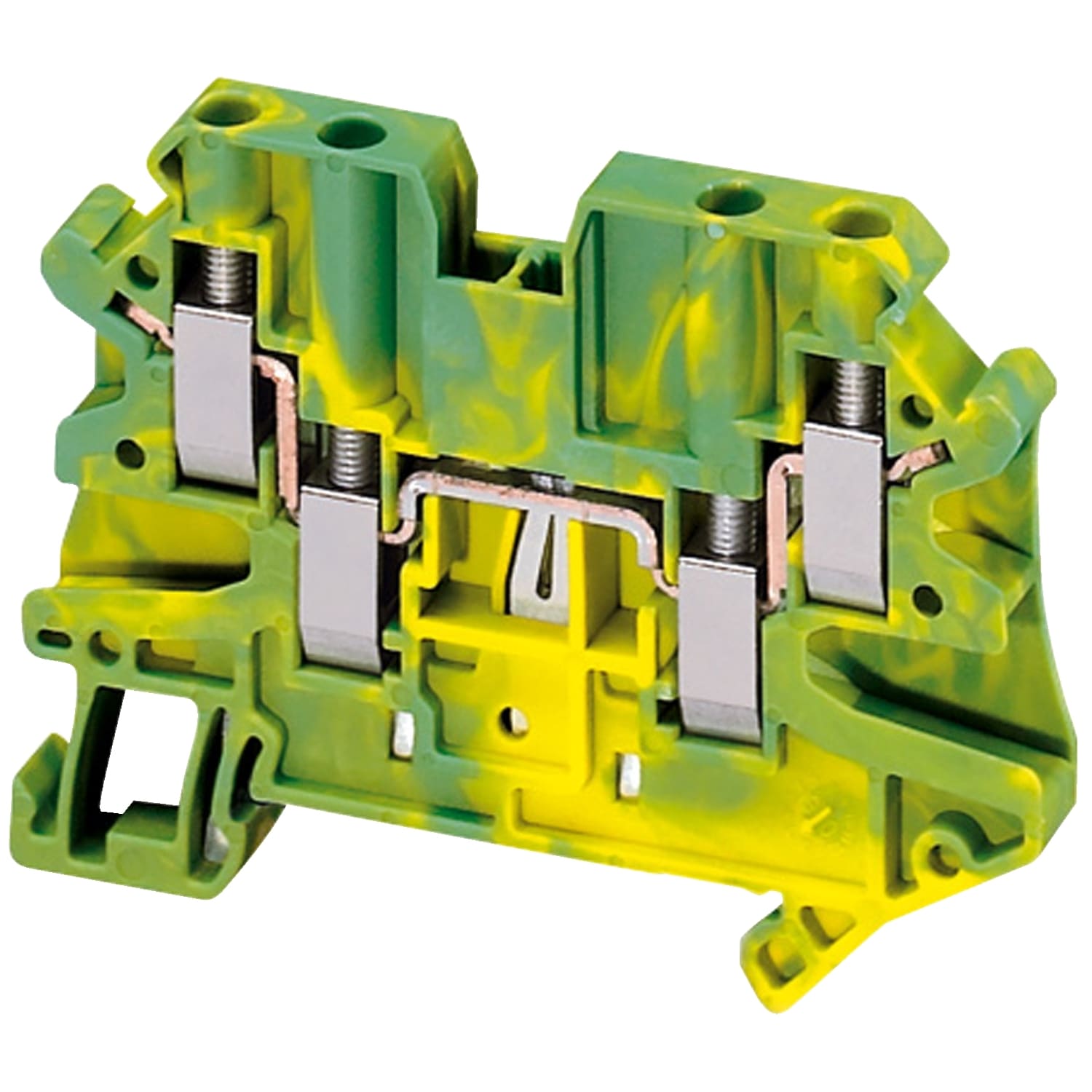 SCHNEIDER ELECTRIC - SNRNSYTRV44PE Morsetto vite, terra, 4pt, 4mm²