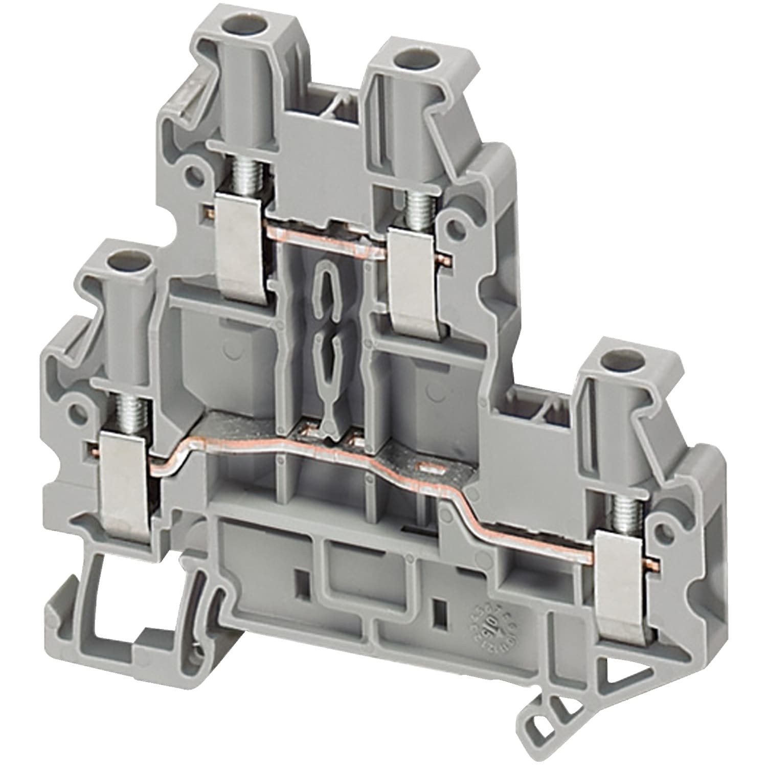 SCHNEIDER ELECTRIC - SNRNSYTRV24D Morsetto vite, 2 piani, 4pt, 2,5mm² grigio