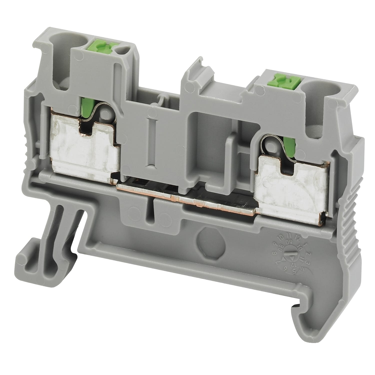 SCHNEIDER ELECTRIC - SNRNSYTRP22 Morsetto Push-in, 2pt, 2,5 mm², grigio