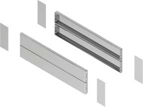SCHNEIDER ELECTRIC SNRNSYSPSX4200SF PAN LAT ZOCCOLO INOX P400XH200 304L