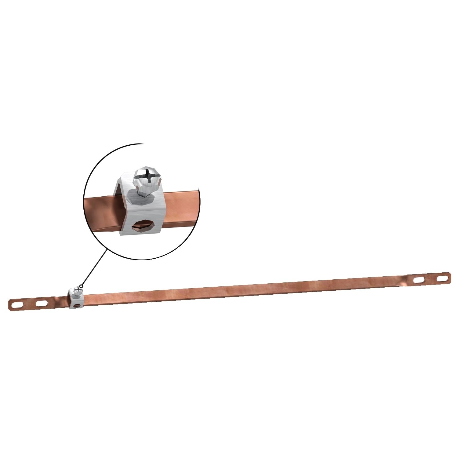 SCHNEIDER ELECTRIC - SNRLVS04201 Barre di terra nuda 12x3