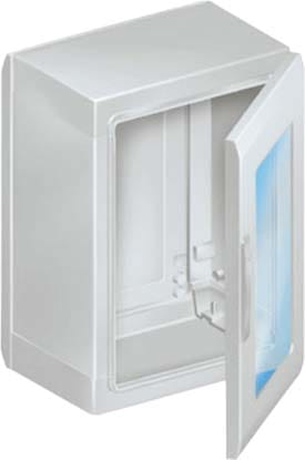 SCHNEIDER ELECTRIC - SNRNSYPLA1276TG Armadio in poliestere, PanelSeT PLA, porta trasparente, totalmente chiuso, 1250x750x620mm, IP65, IK08