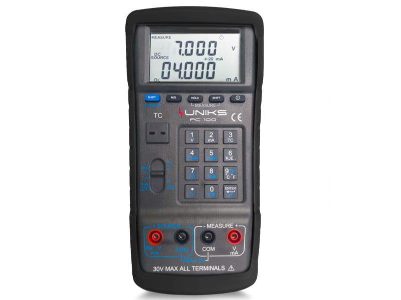 UNIKS SRL - UNKPC100 CALIBRATORE DI PROCESSI 4-20MA