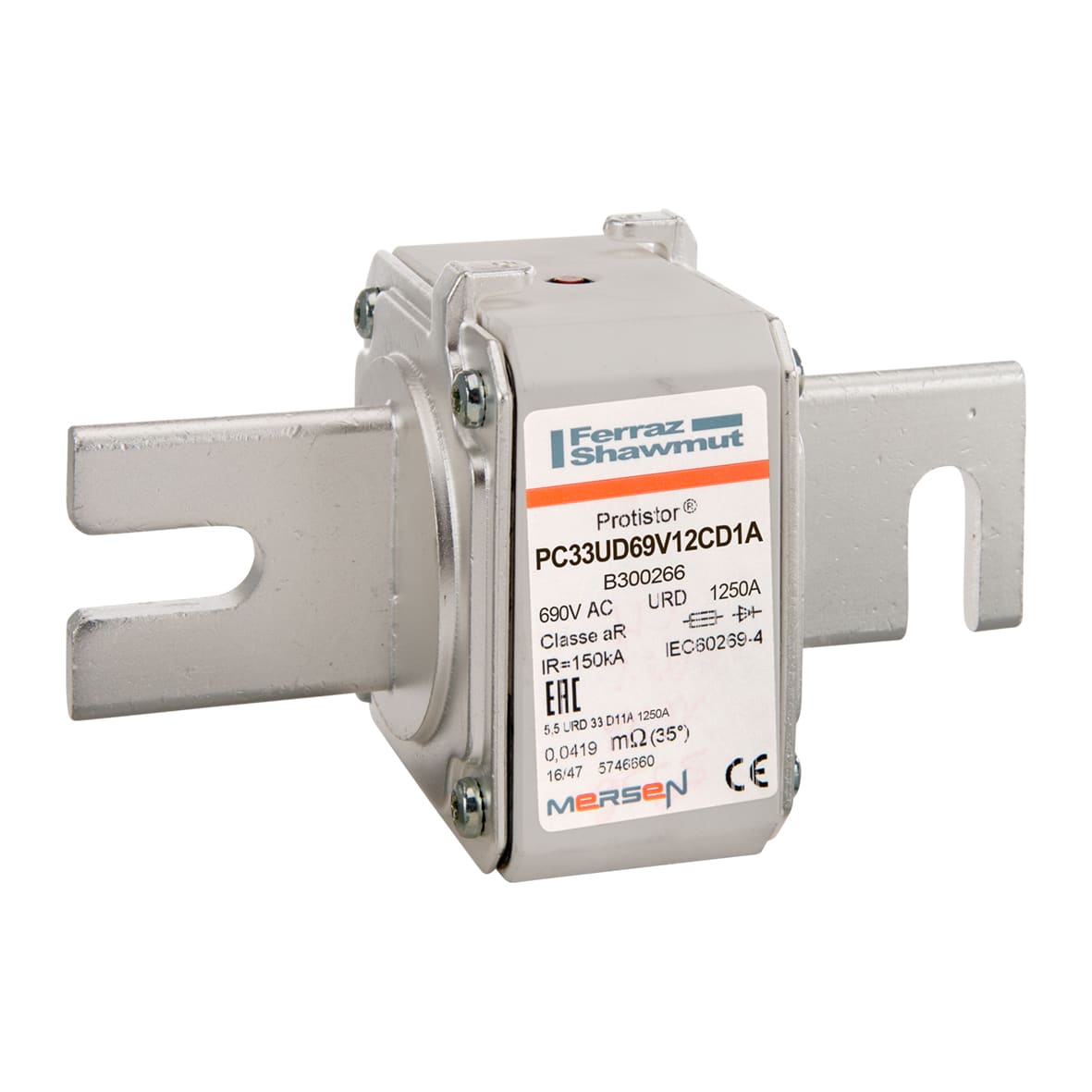 MERSEN ITALIA SPA XESB300266 6,9 URD 33 D11 A 1250