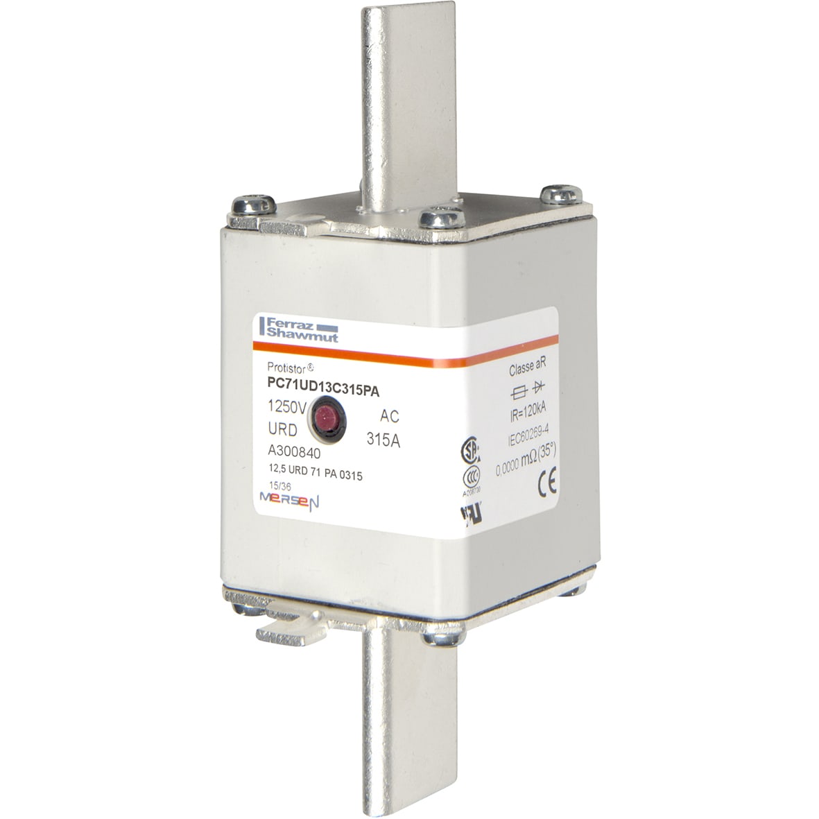 MERSEN ITALIA SPA XESA300840 12,5 URD 71 PA 0315