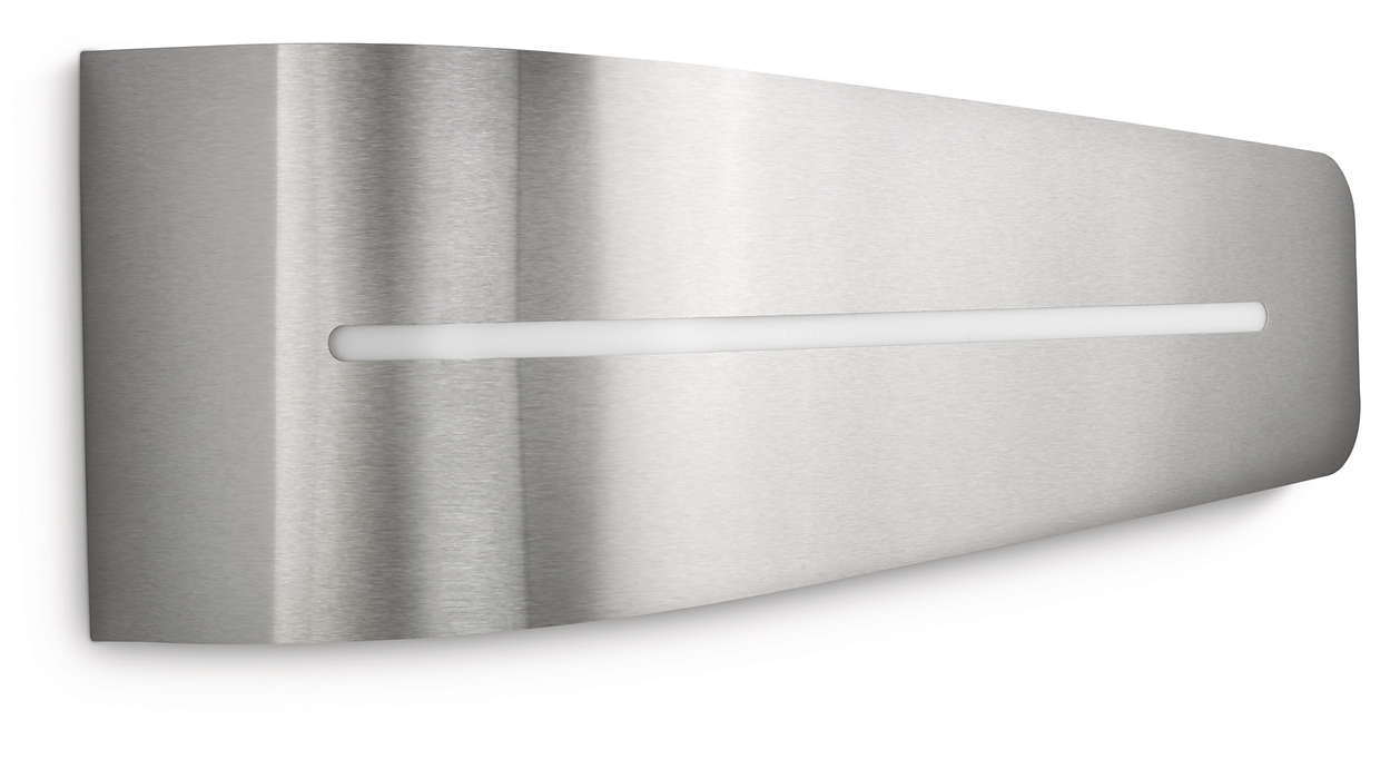 SIGNIFY ITALY SPA - PCL172014716 BREEZE LAMPADA A MURO NICKEL IN SINTETIC